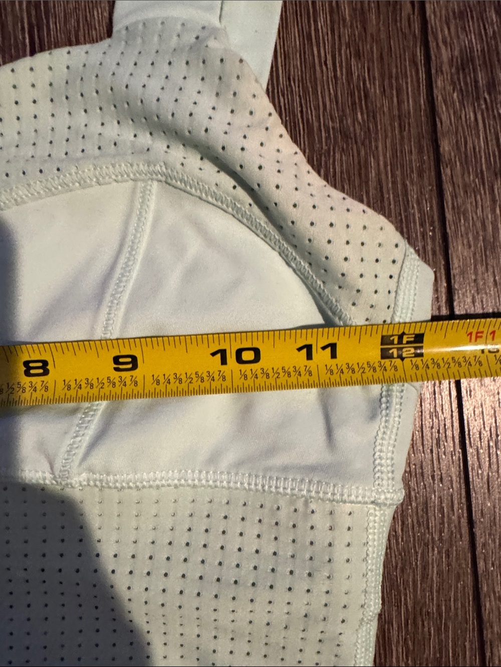 lululemon athletica Cream Perforated Longline Sports Bra - Picture 5 of 7